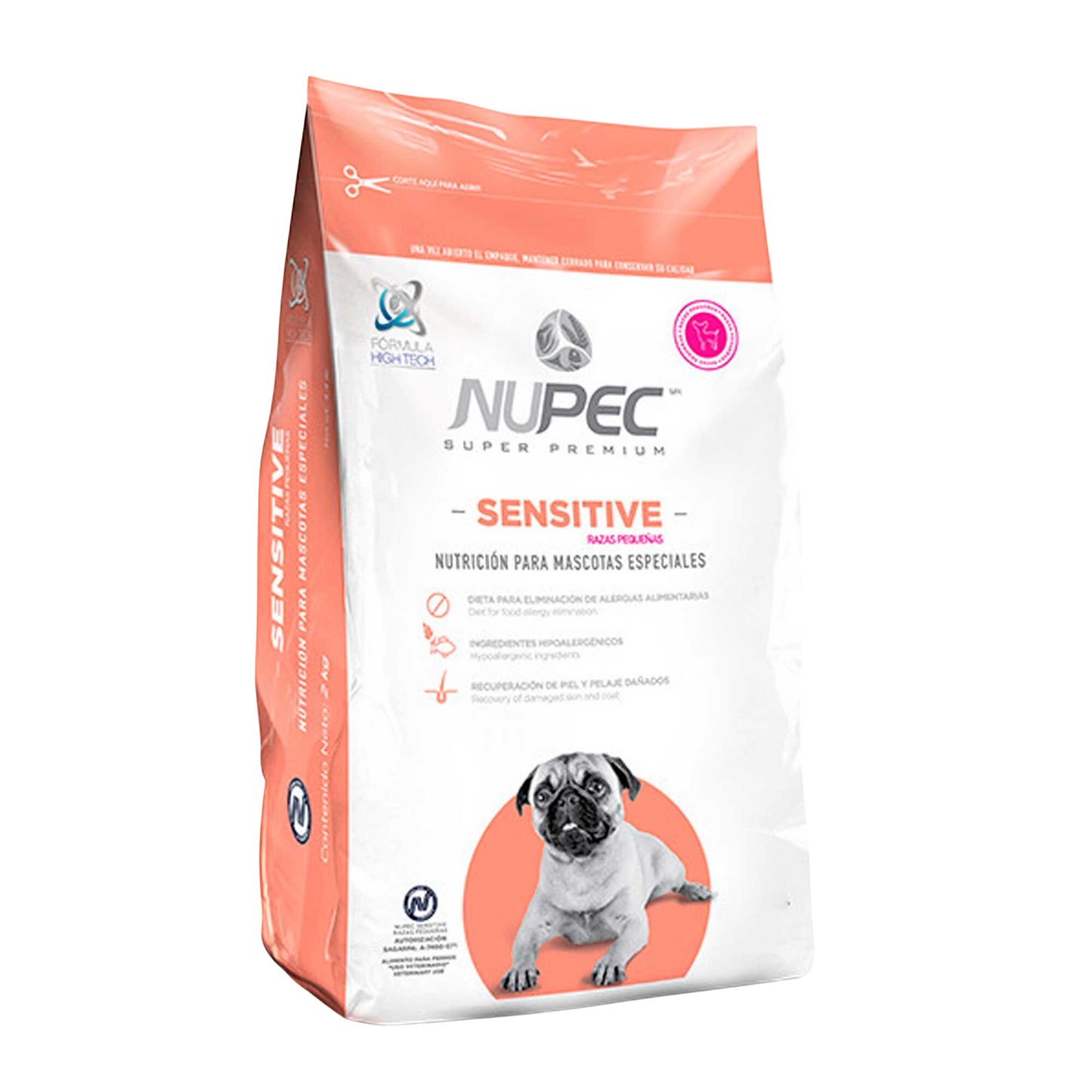 Nupec Sensitive Raza Pequeña 2kg