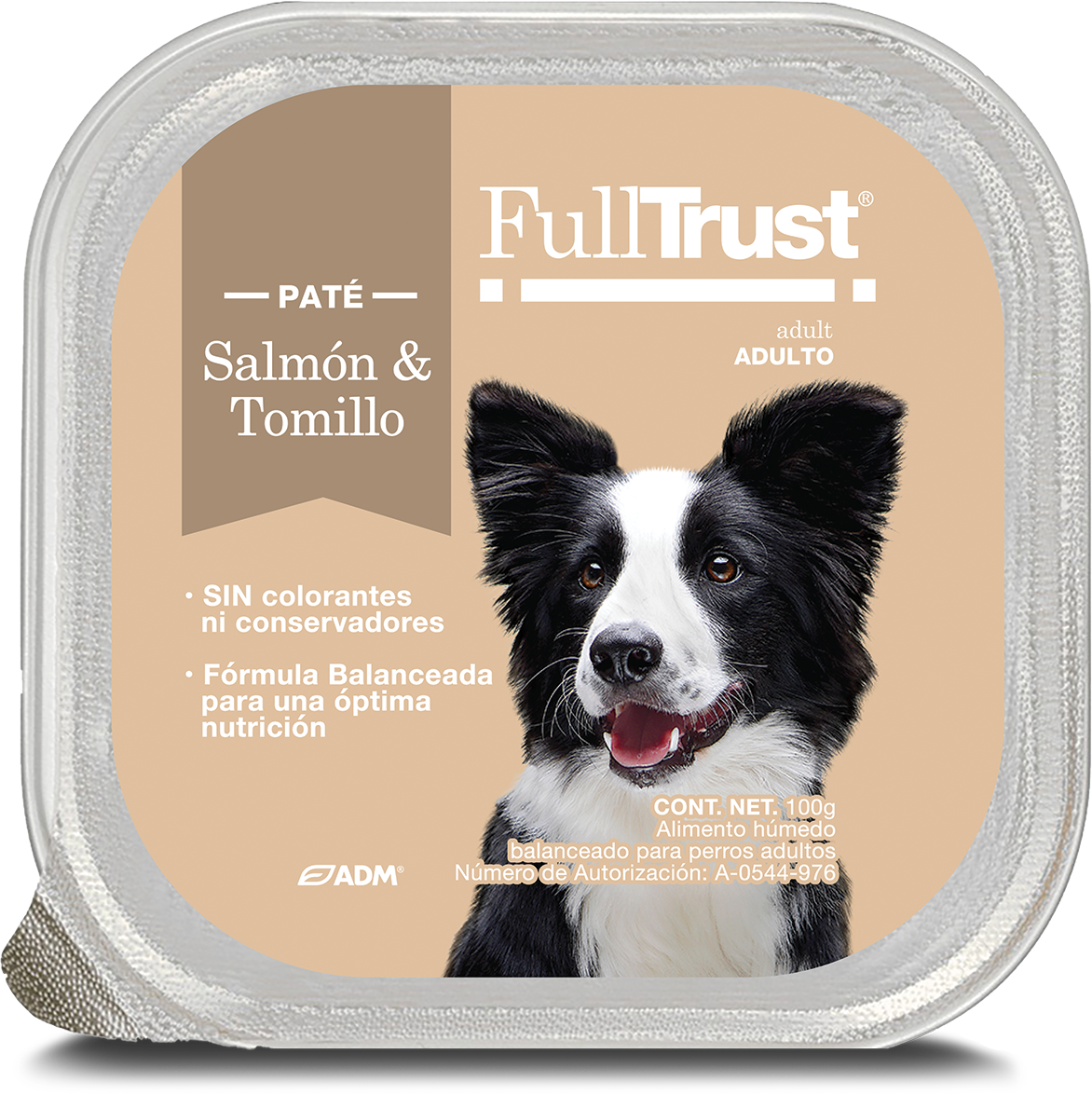 FullTrust Alimento Húmedo Salmón y Tomillo 100g