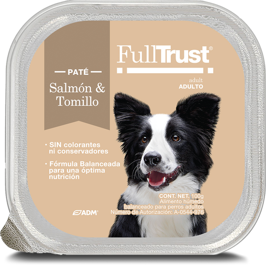 FullTrust Alimento Húmedo Salmón y Tomillo 100g