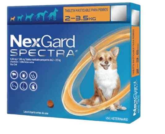 Nexgard Spectra 1 pastilla 2-3.5 kg