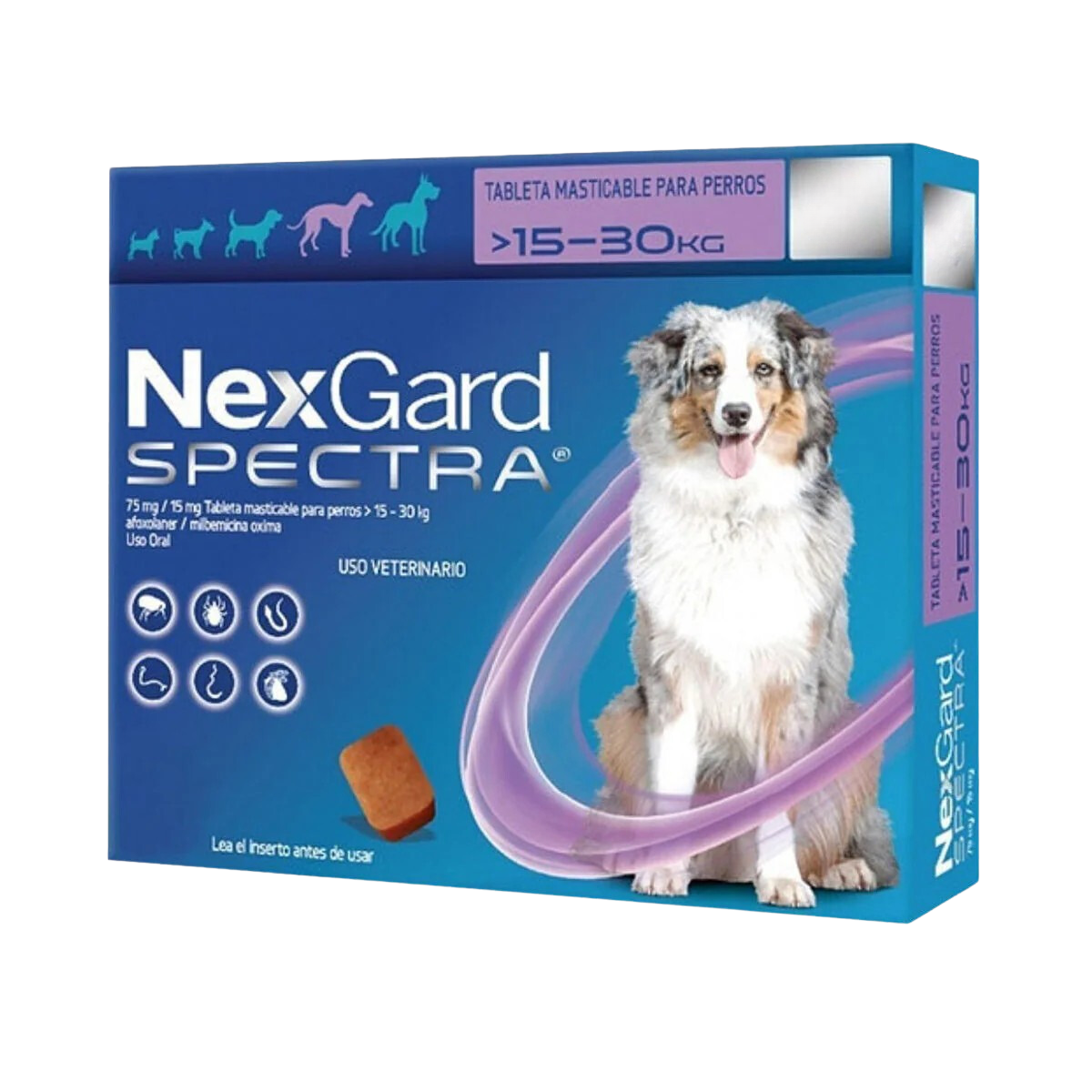 Nexgard Spectra 1 pastilla 15-30 kg